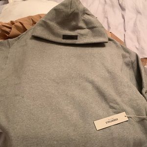Essentials hoodie in Dark Oatmeal color. NWT